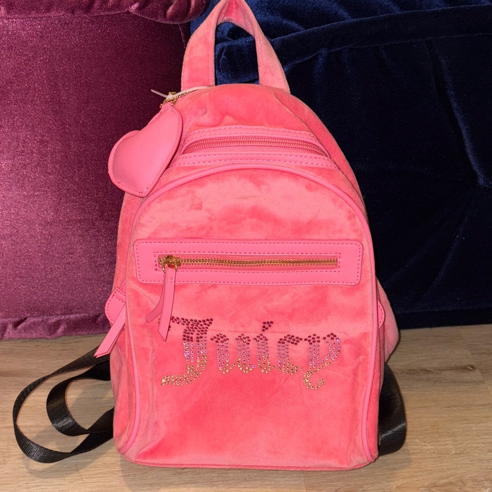 Juicy Couture Coral Pink Backpack